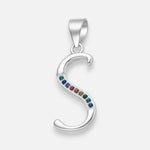 Colgante Letra S con Circones Multicolor