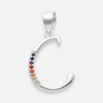 Colgante Letra C con Circones Multicolor