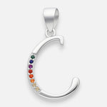Colgante Letra C con Circones Multicolor