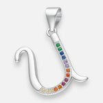 Colgante Letra U con Circones Multicolor