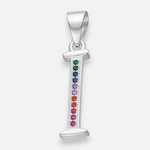 Colgante Letra I con Circones Multicolor