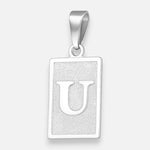 Colgante Placa Letra U