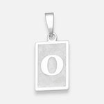 Colgante Placa Letra O