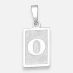 Colgante Placa Letra O
