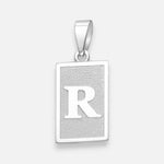 Colgante Placa Letra R