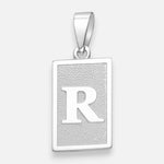 Colgante Placa Letra R