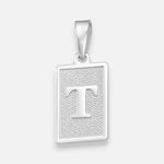 Colgante Placa Letra T