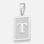 Colgante Placa Letra T