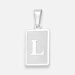 Colgante Placa Letra L