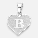 Colgante Corazón Letra B