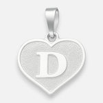 Colgante Corazón Letra D