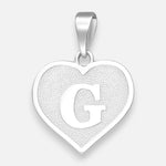 Colgante Corazón Letra G