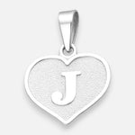 Colgante Corazón Letra J