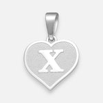 Colgante Corazón Letra X