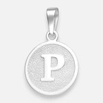 Colgante Circular Letra P
