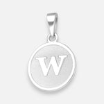 Colgante Circular Letra W