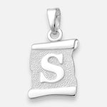 Colgante Pergamino Letra S