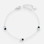 Pulsera Veneciana Cristales Ónix Tornasol