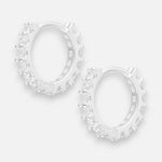 Argolla Huggie Circones Sin Fin 14 mm