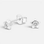 Aro Estrella Circón 4 mm