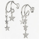 Semi Argolla Desigual Estrellas Circones 14 mm