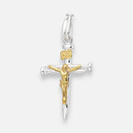 Colgante Crucifijo Clavo y Oro