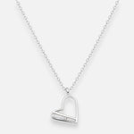 Collar Corazón Circones Baguette