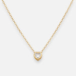 Collar Corazón Circón 5 mm