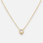 Collar Corazón Circón 5 mm