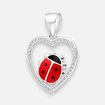 Colgante Corazón Chinita Esmaltada Circones