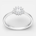 Anillo Flor Circón