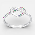 Anillo Corazón Infinito Circones Multicolor