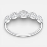 Anillo Cintillo Ovalos Circones