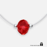 Fantasma Cristal Hecho con Swarovski® Rojo