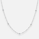 Collar Choker Ajustable Singapur con Esferas