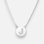 Collar Círculo Letra J Circones