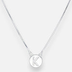 Collar Círculo Letra K Circones