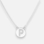 Collar Círculo Letra P Circones