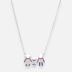 Collar Familia Mamá Hija Papá Circones Multicolor