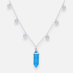 Collar Cuarzo Turquesa Cristales