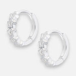 Argolla Huggie Estrellas Circones 15 mm