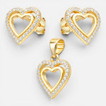 Conjunto Corazones Circones 12 mm