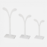 Set Palmeras Aros Blanco