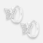 Argolla Huggie Mariposa 12 mm