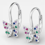 Aro Clip Mariposa Circones Multicolor
