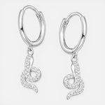 Argolla Huggie Serpiente Circones 11 mm