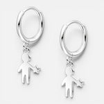 Argolla Huggie Niño Estrella 11 mm
