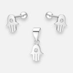 Conjunto Con Tope Mano de Fátima Circón