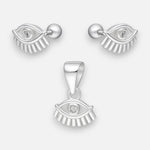 Conjunto con Tope Ojo Turco Circón