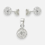 Conjunto Esfera Strass